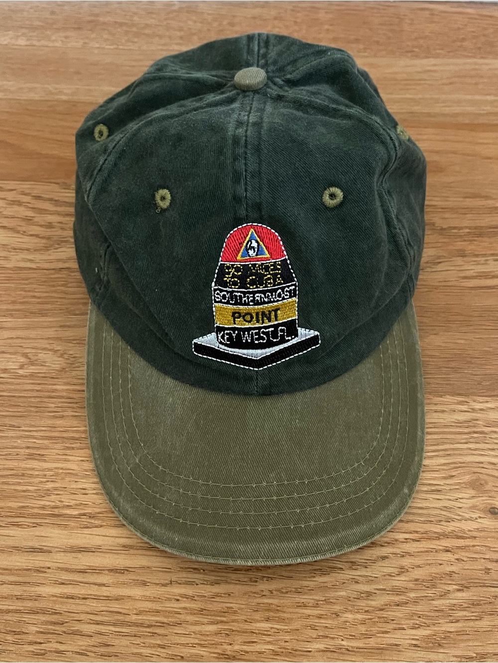 Key West Southernmost Point Embroidered Hat